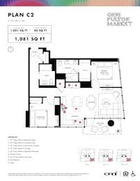 Unit 1801 floor plan