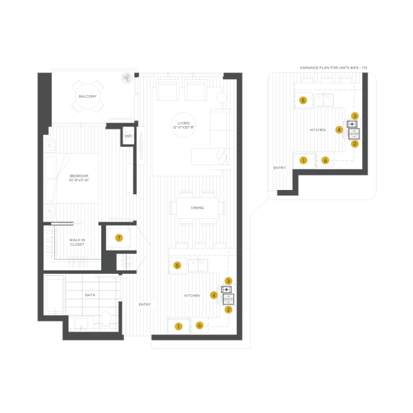Unit 2602 floor plan