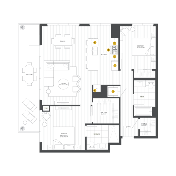 Unit 1015 floor plan
