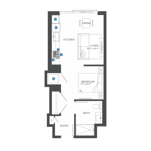 Unit 3004 floor plan