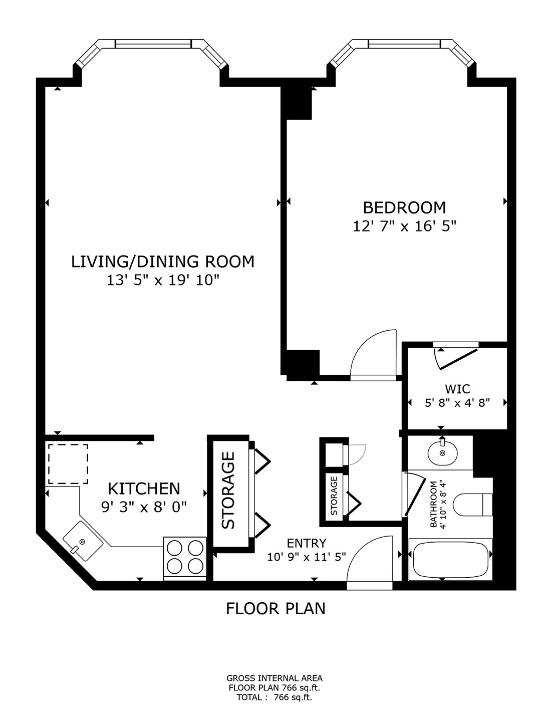 Unit 606 floor plan