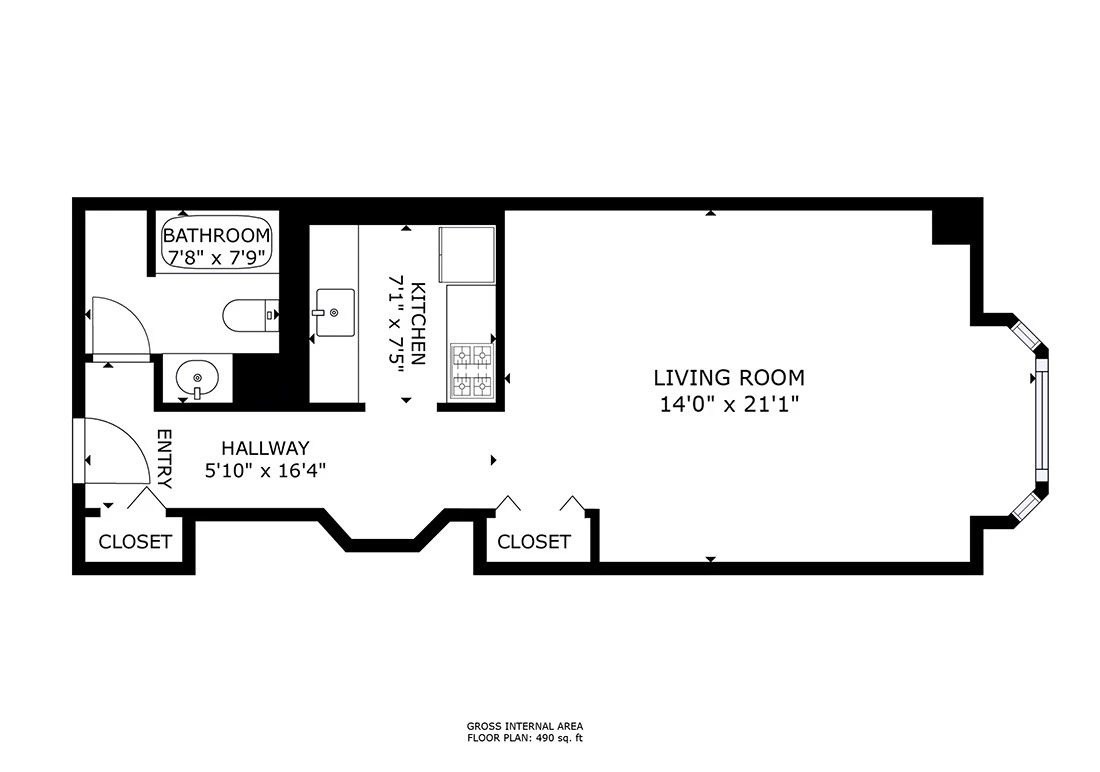 Unit 809 floor plan