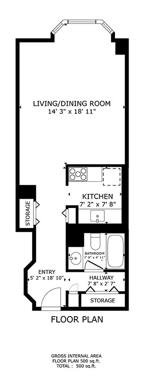 Unit 2008 floor plan