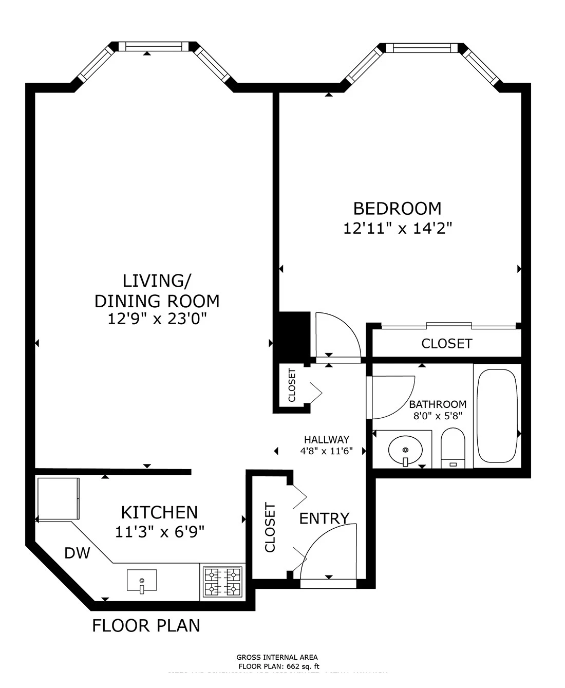 Unit 2901 floor plan
