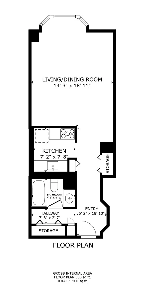 Unit 2804 floor plan