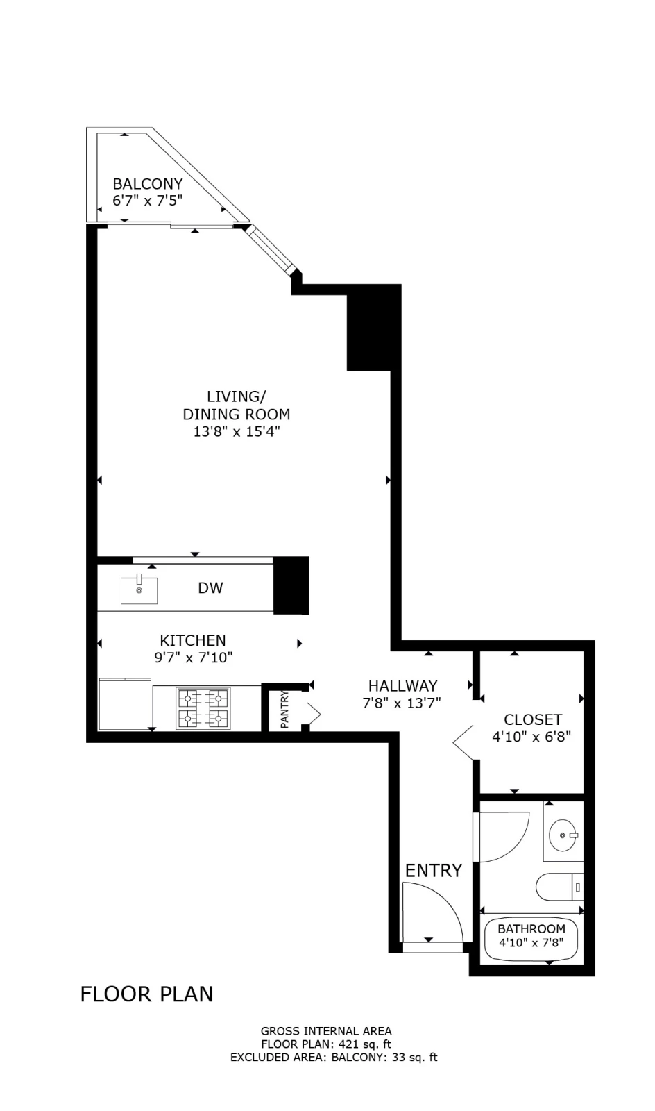 Unit 2808 floor plan