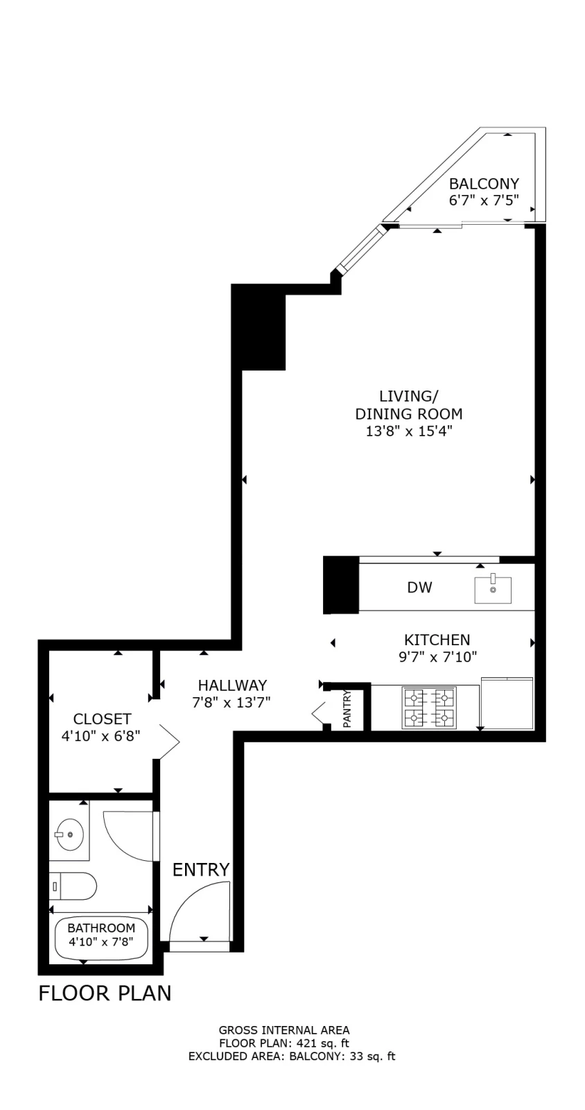 Unit 1507 floor plan