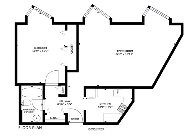 Unit 11B floor plan