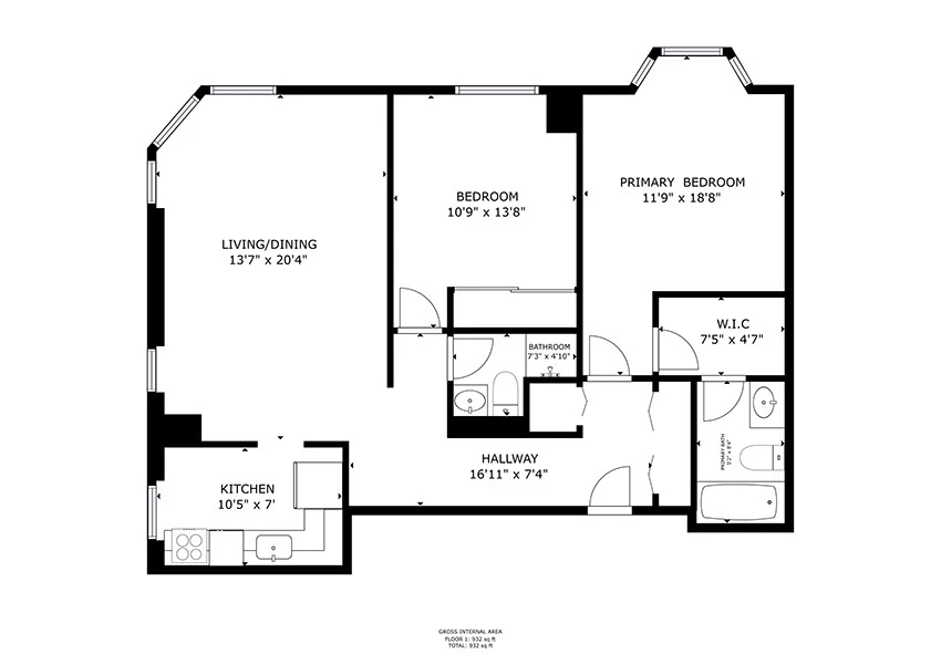 Unit 519 floor plan