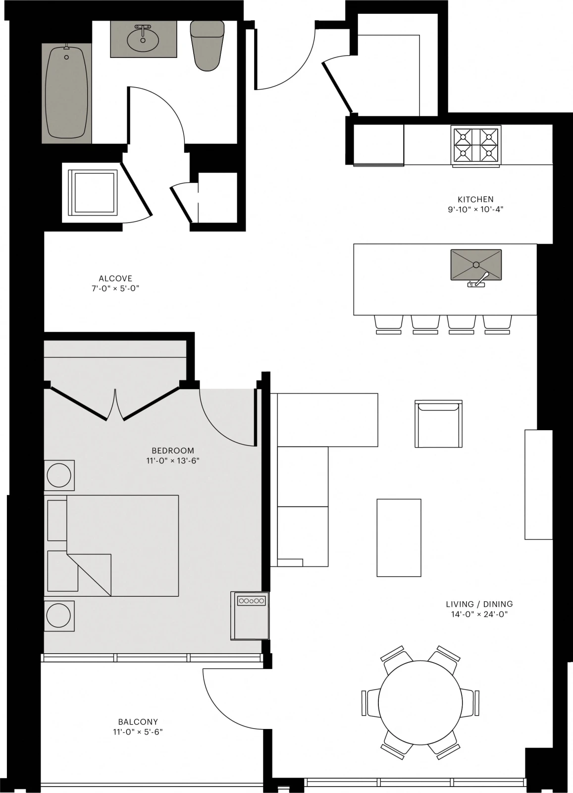 Unit 2905 floor plan