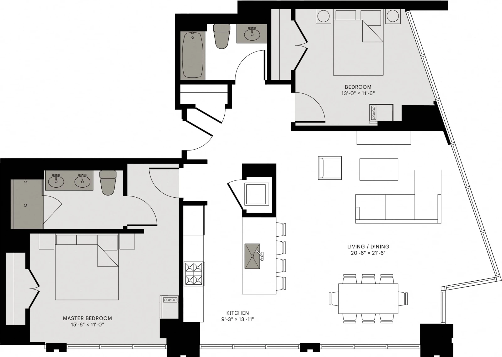Unit 0503 floor plan