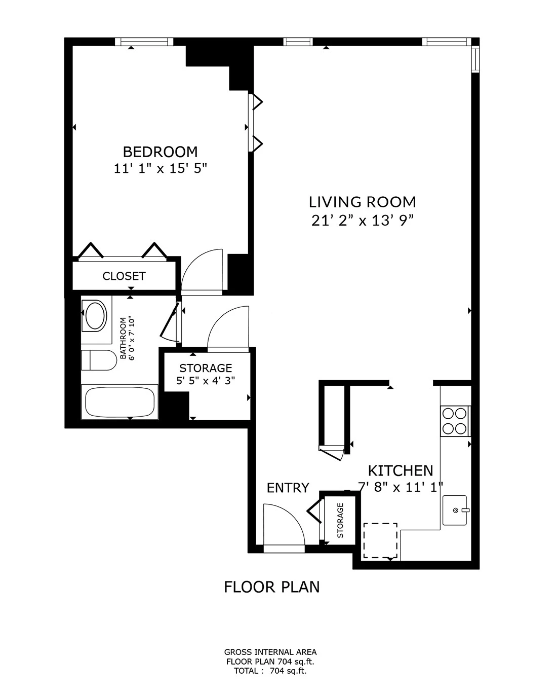 Unit 805 floor plan