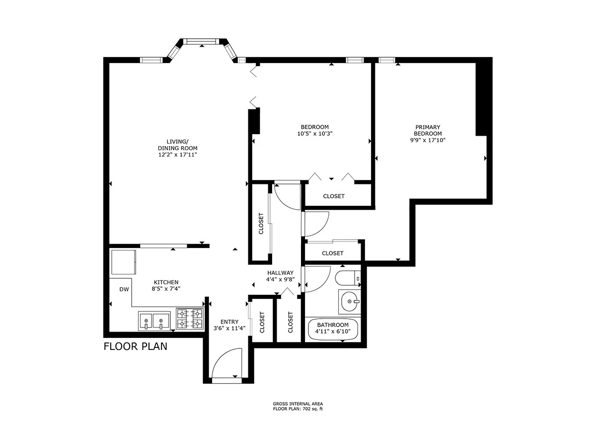 Unit 2703 floor plan