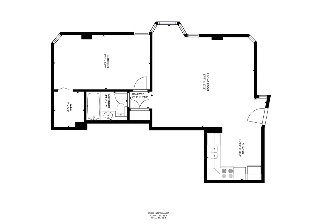 Unit 807 floor plan