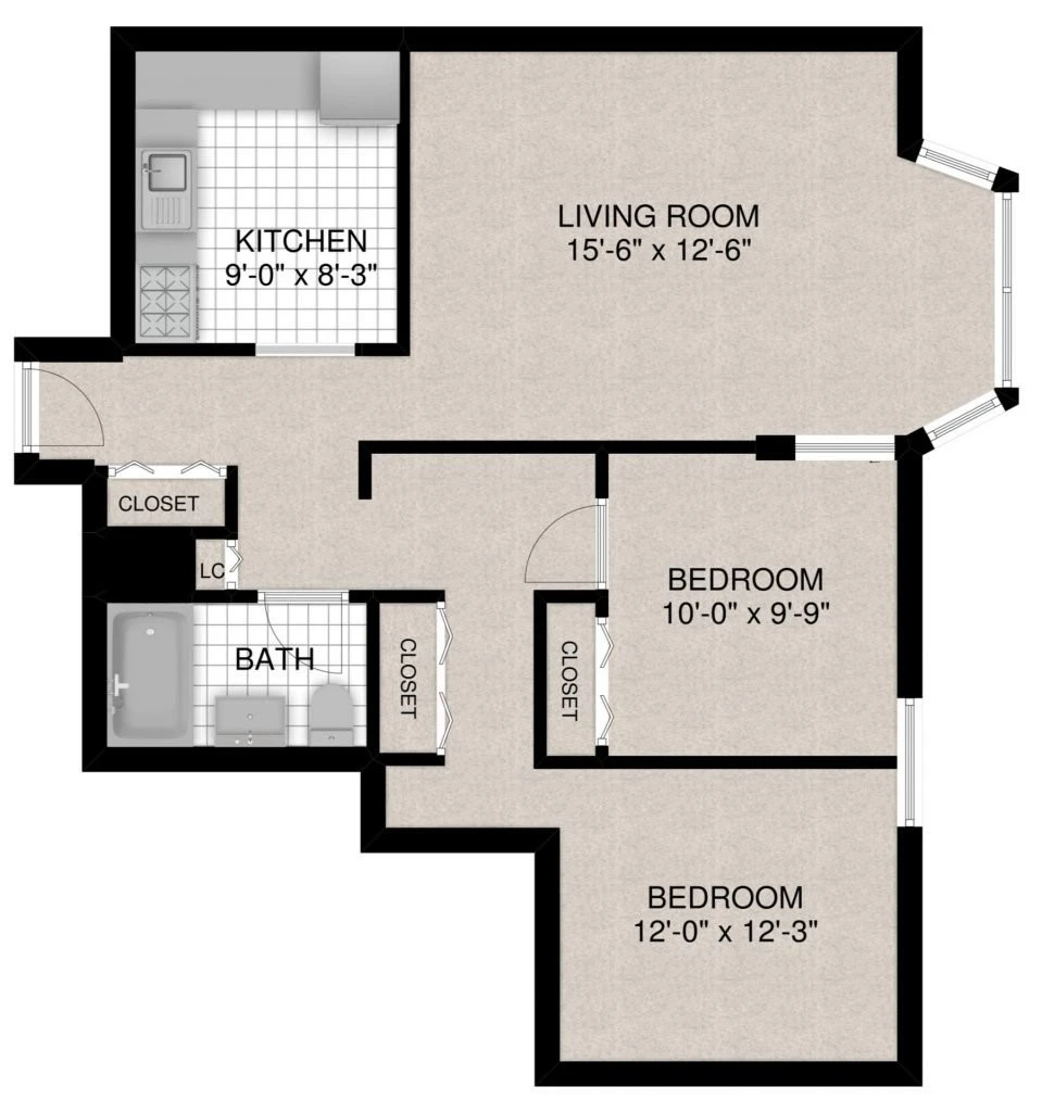 Unit 2703 floor plan
