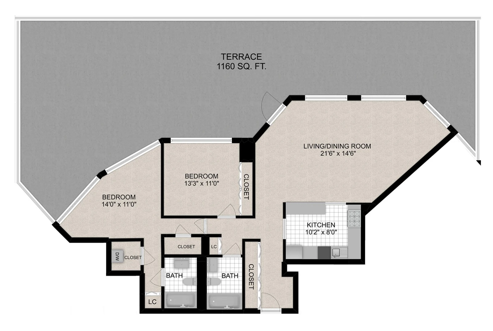 Unit 601 floor plan