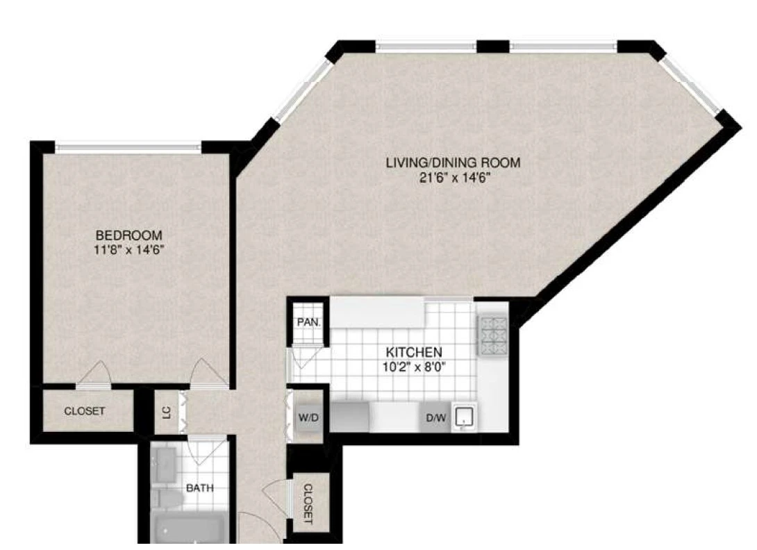 Unit 2704 floor plan