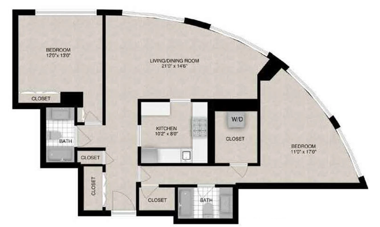 Unit 2903 floor plan