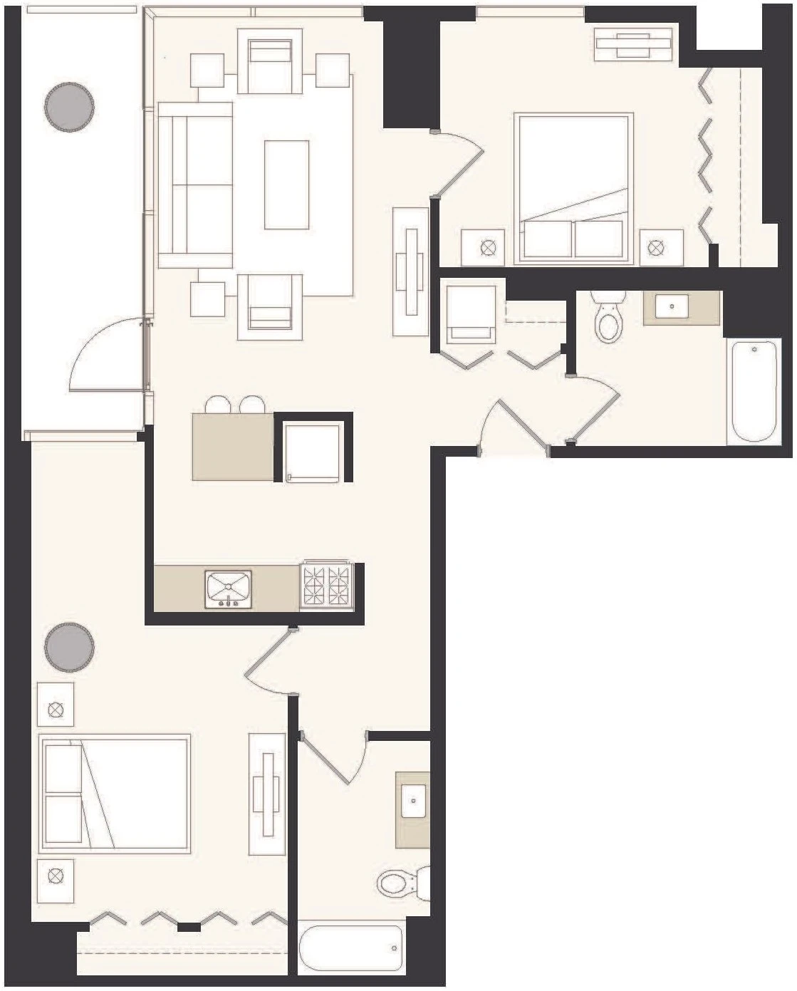 Unit 404 floor plan