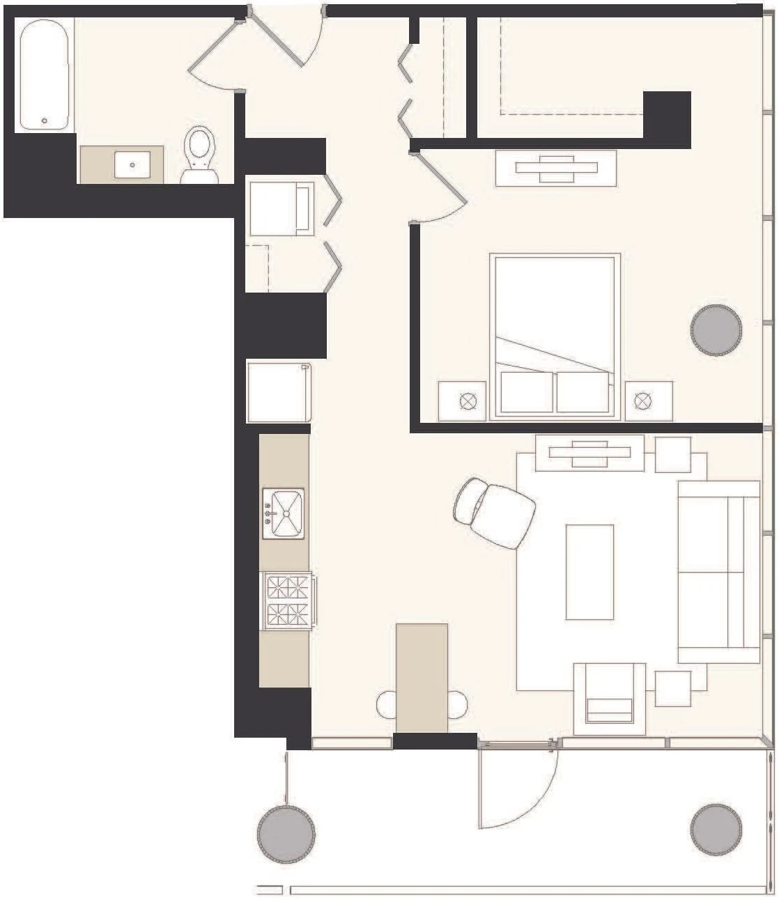 Unit 1809 floor plan