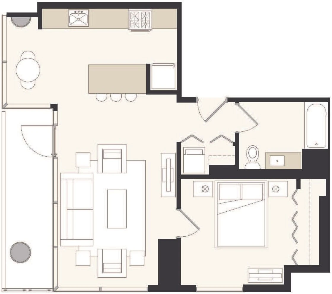 Unit 707 floor plan