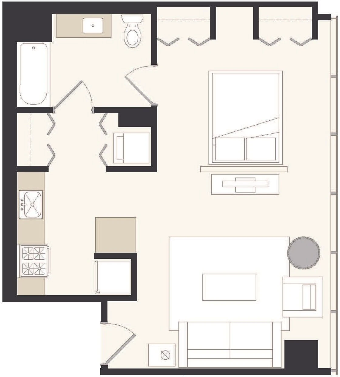 Unit 1610 floor plan