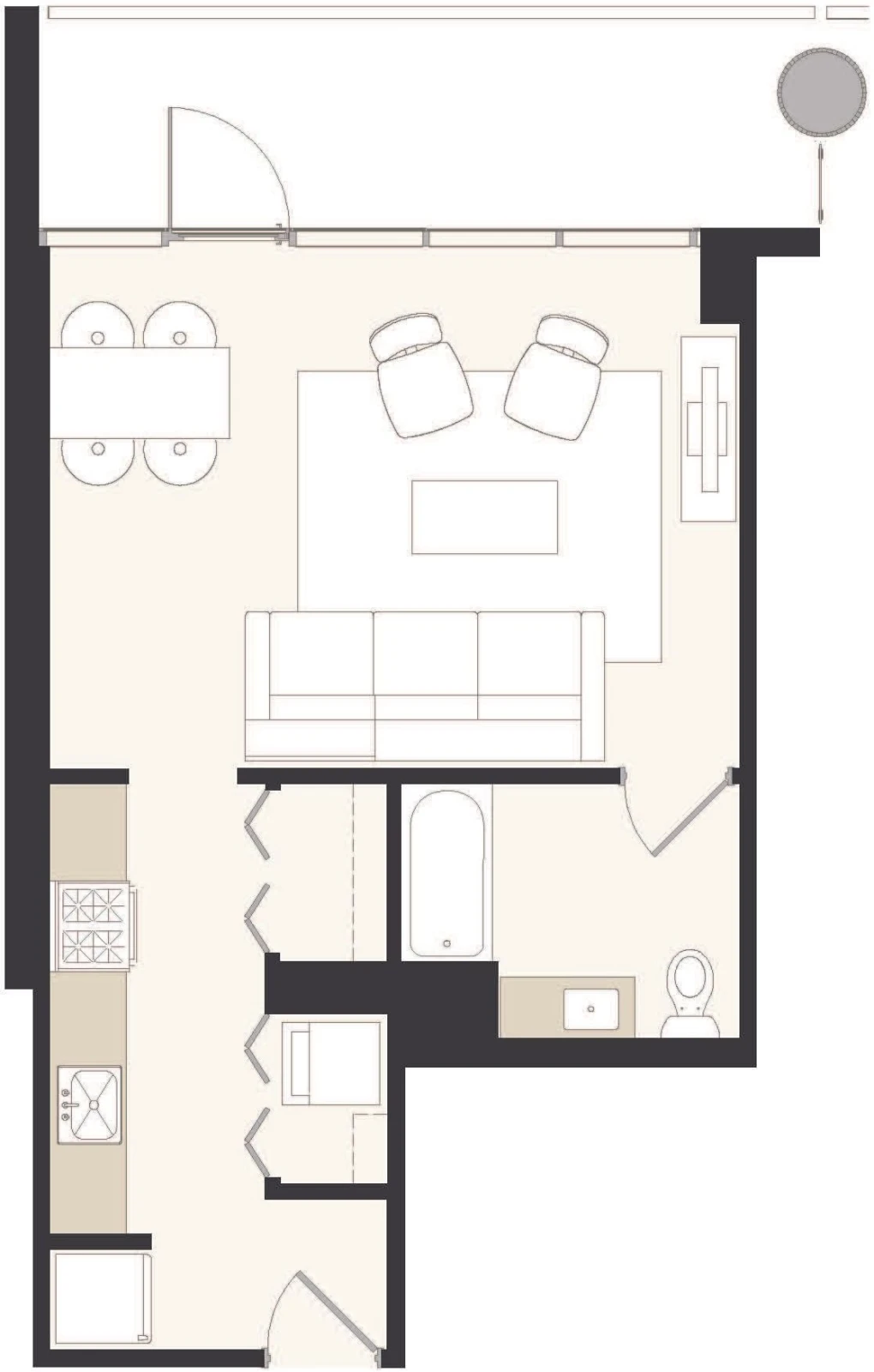 Unit 3303 floor plan