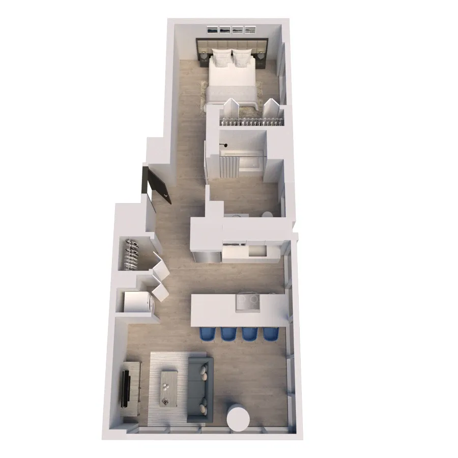 Unit 1401 floor plan