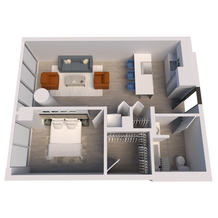 Unit 504 floor plan