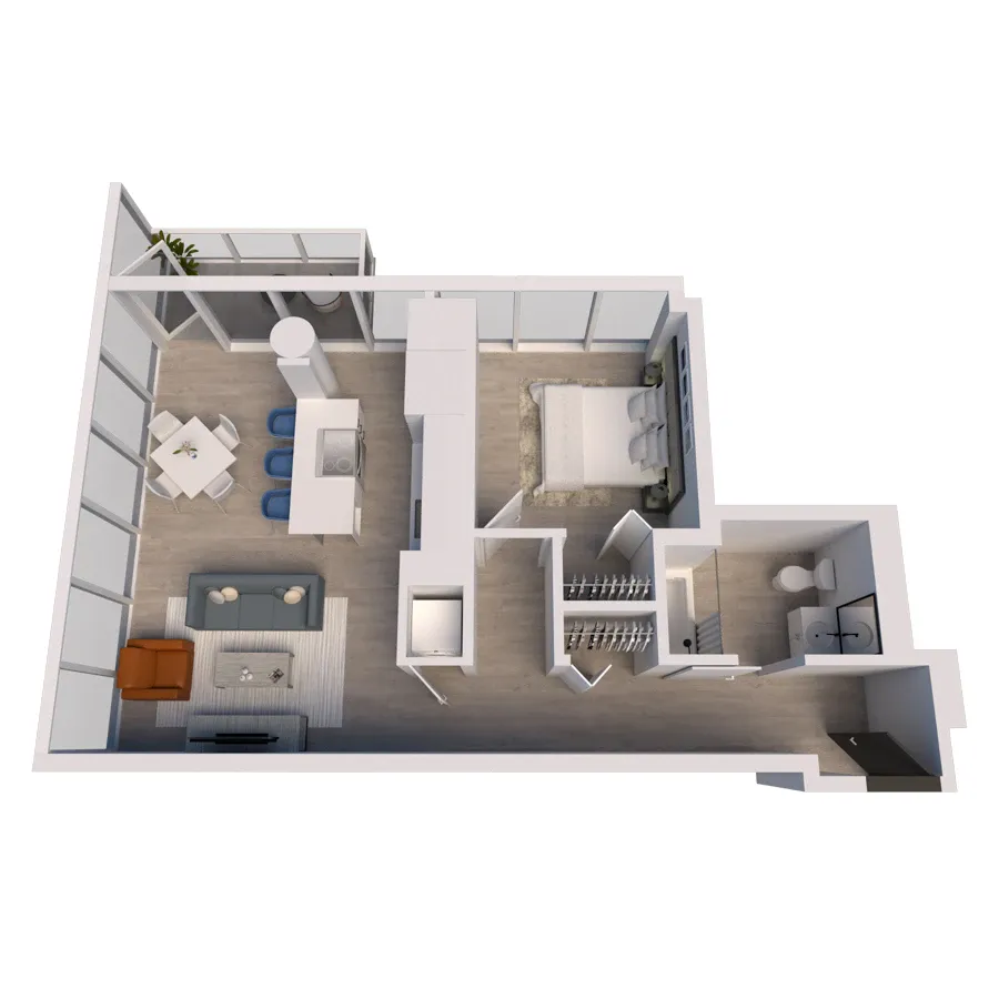 Unit 505 floor plan