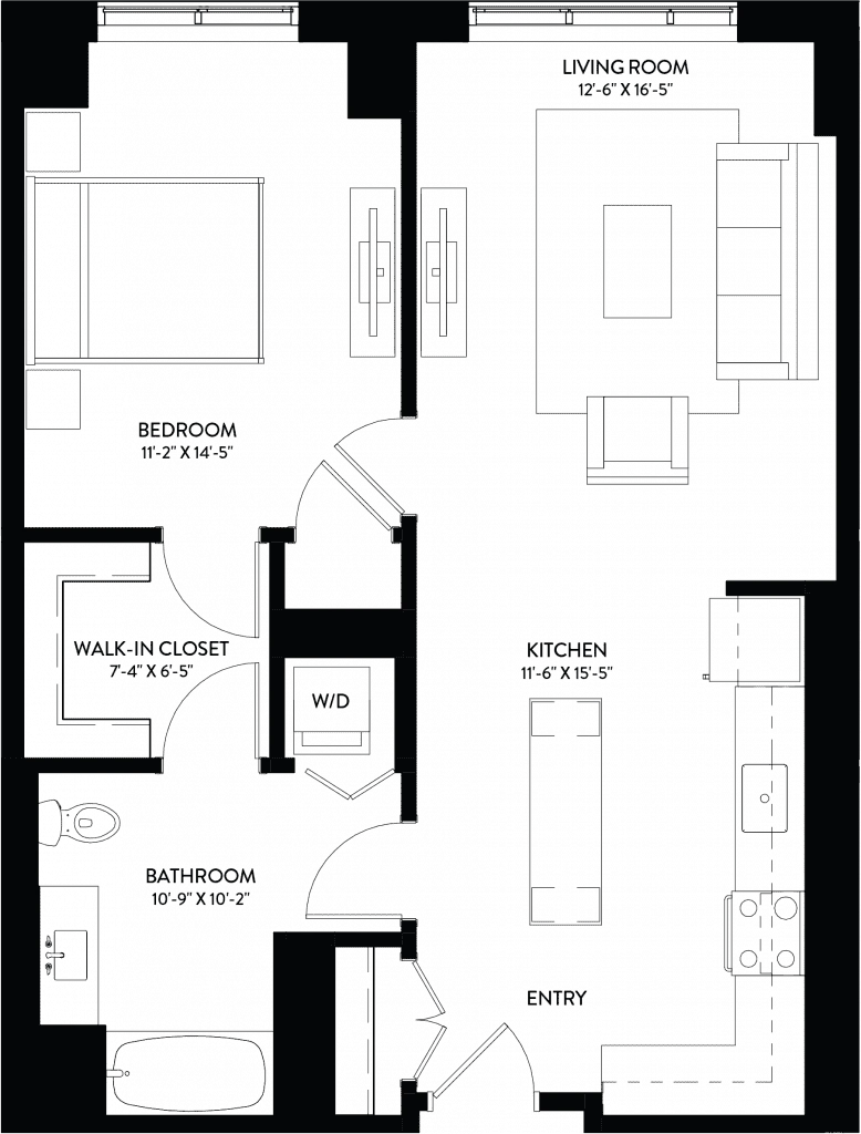 Unit 2103 floor plan