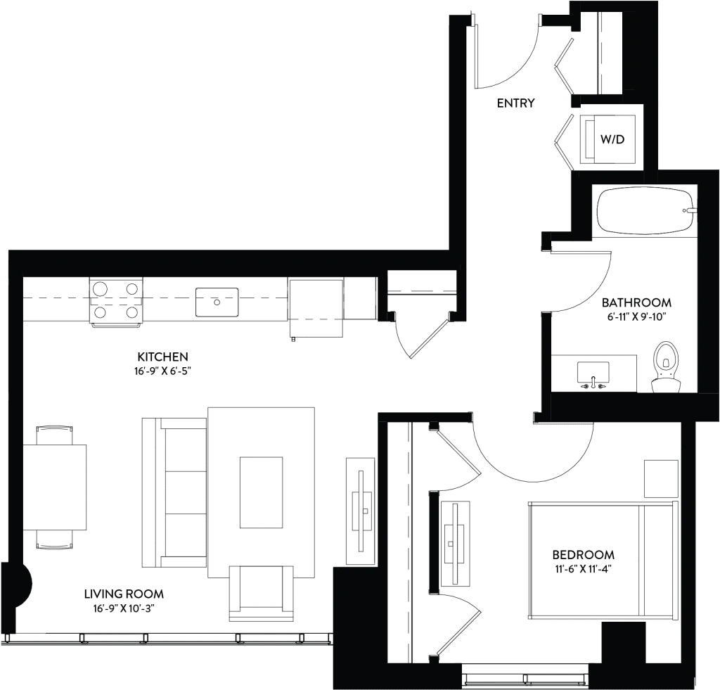 Unit 2810 floor plan