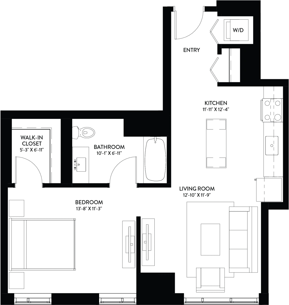 Unit 1607 floor plan