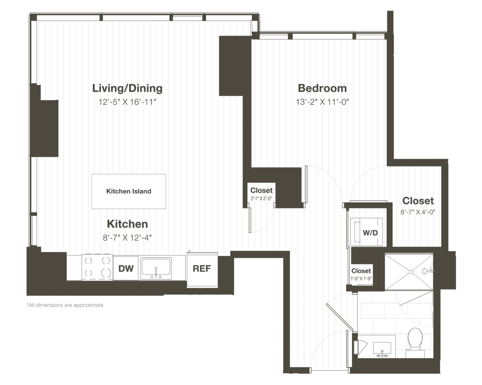 Unit 1201 floor plan