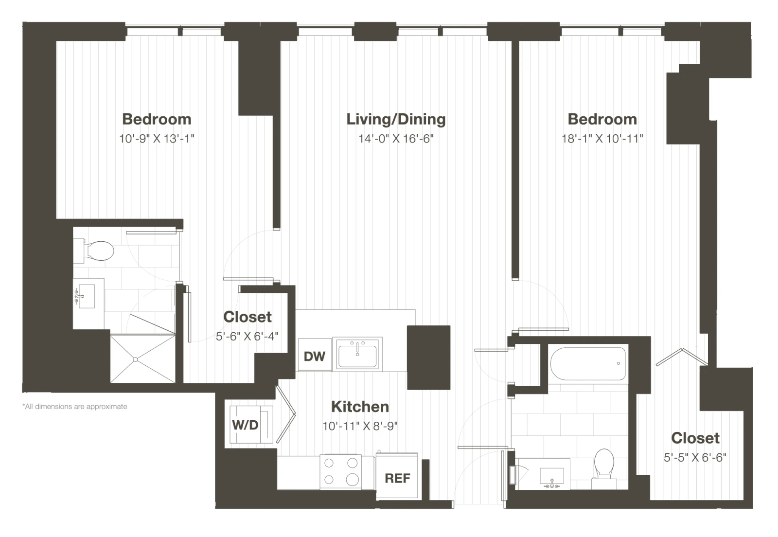 Unit 3211 floor plan
