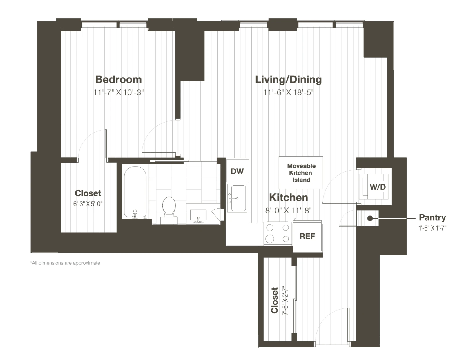 Unit 2105 floor plan