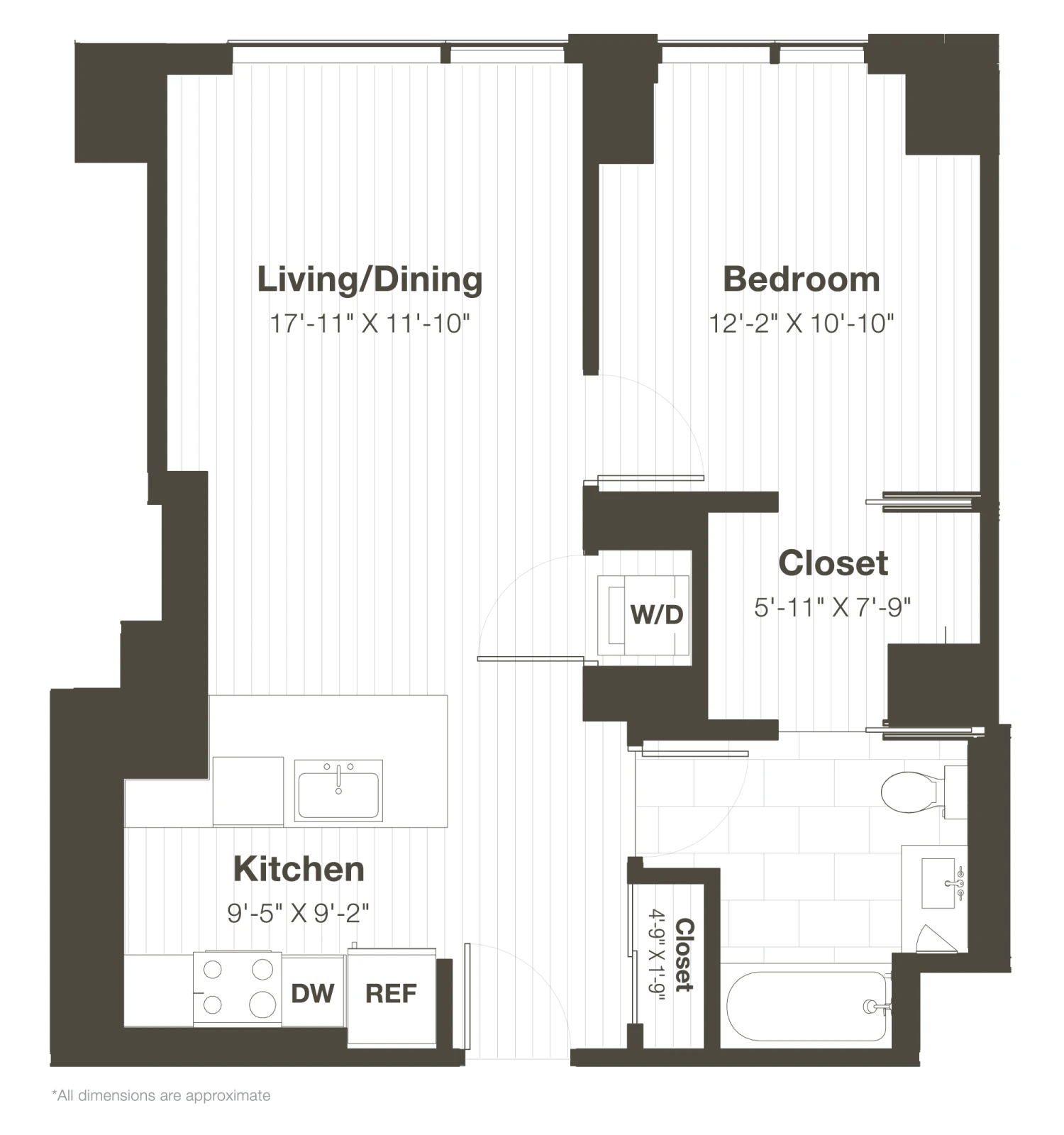Unit 1107 floor plan