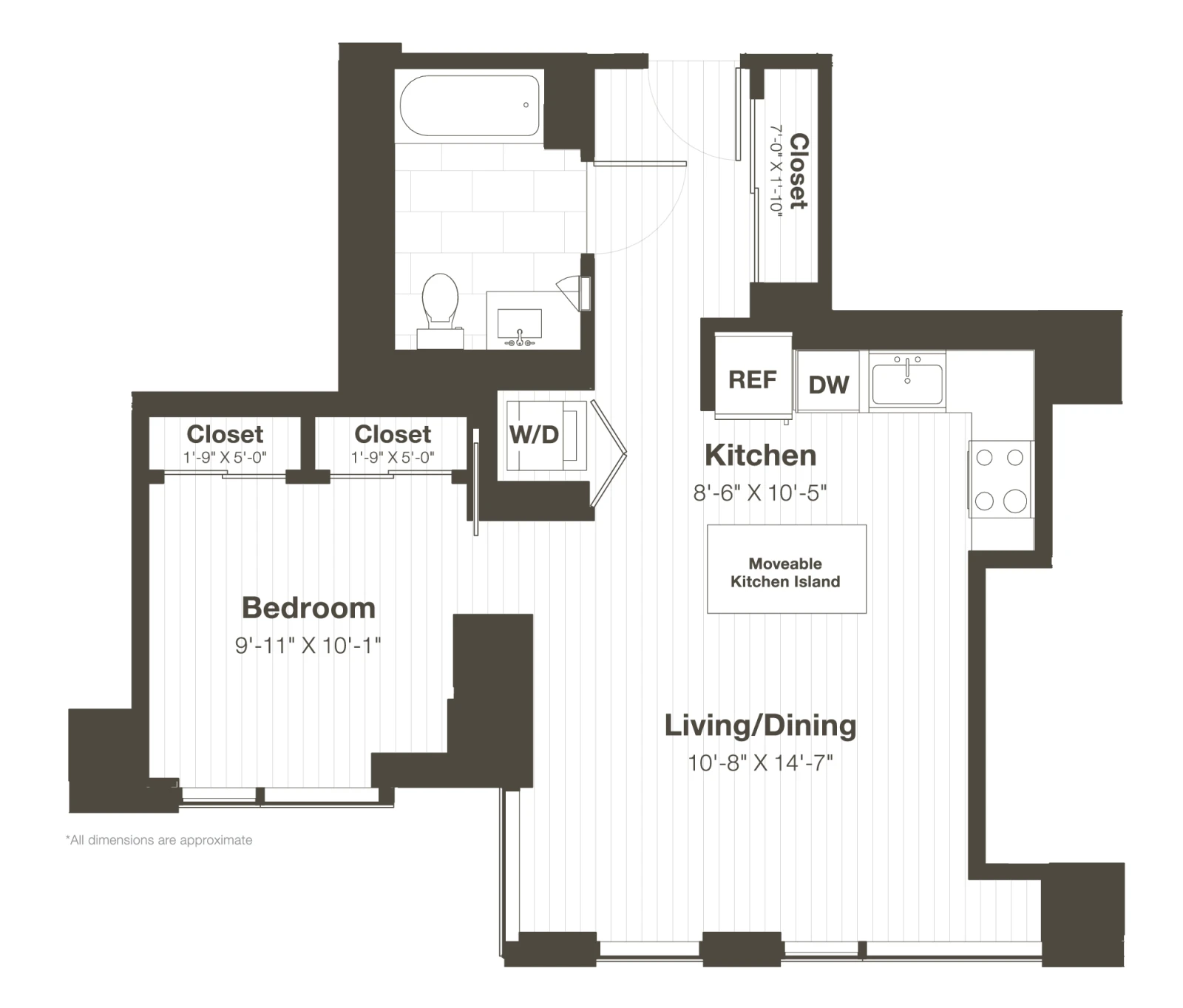 Unit 2110 floor plan