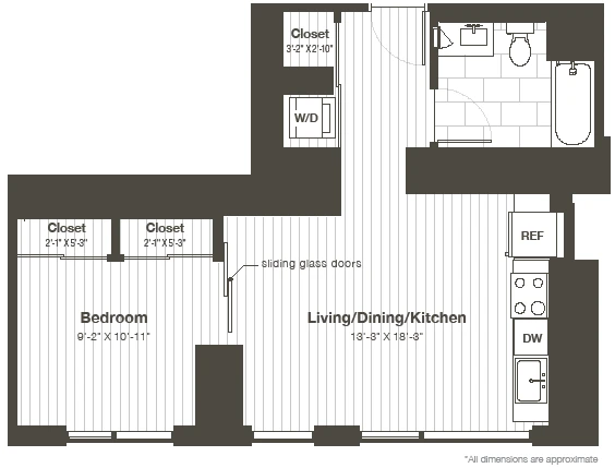 Unit 1106 floor plan