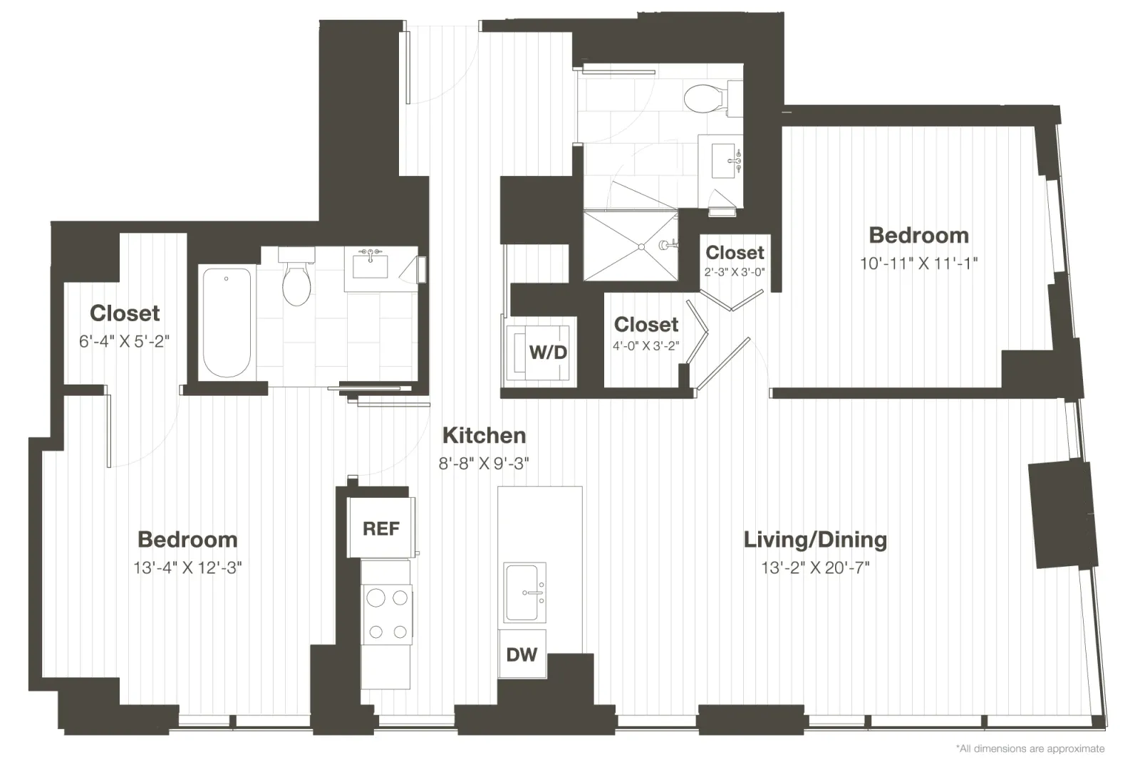 Unit 2914 floor plan