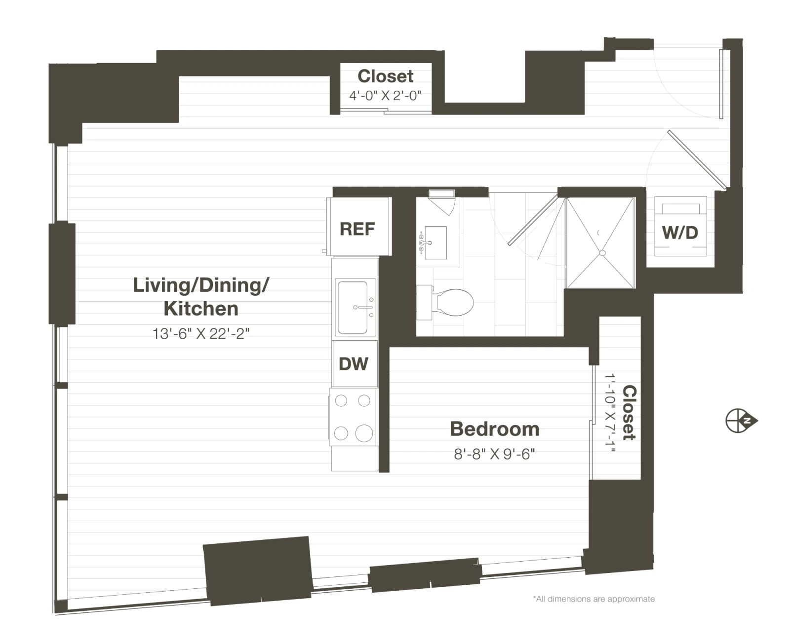 Unit 2214 floor plan
