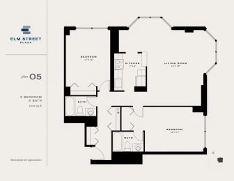 Unit 01-0105 floor plan