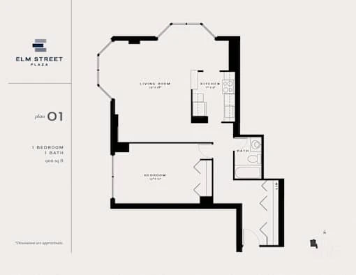 Unit 01-0410 floor plan