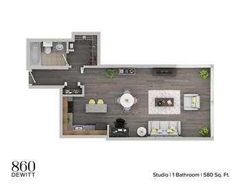 Unit 1904 floor plan