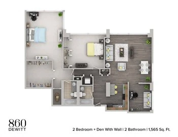 Unit 1501 floor plan