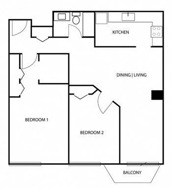 Unit 0414 floor plan