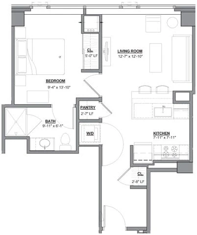 Unit 2602 floor plan