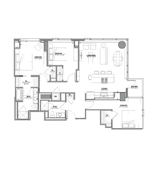 Unit 3404 floor plan