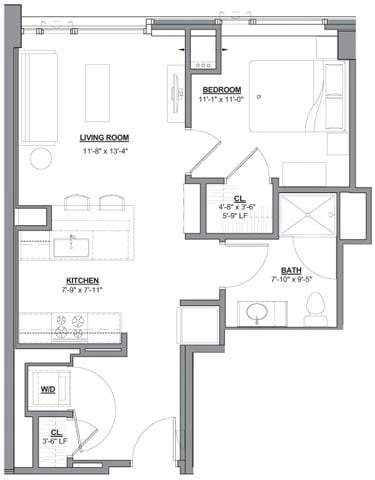 Unit 1310 floor plan