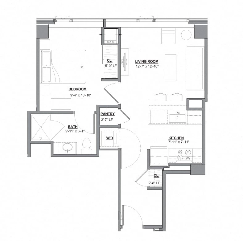 Unit 1202 floor plan